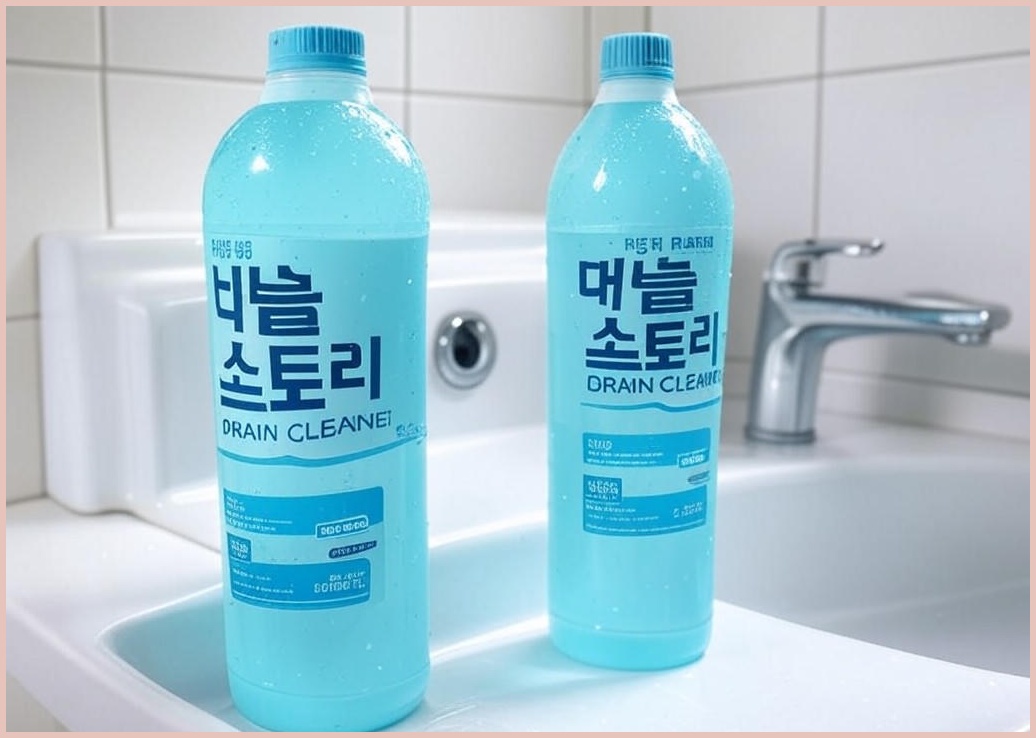 버블 스토리 오물용해제 하수구클리너 배수구클리너 세면대 오물분해제 1L 2개